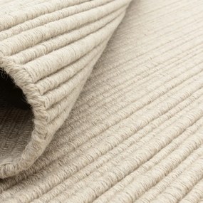 Elefántcsont színű kézi szövésű gyapjúkeverék szőnyeg 160x230 cm Ravine – Asiatic Carpets