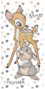 Disney Bambi, Dotty fürdőlepedő, strand törölköző 70x140cm
