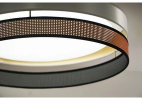 Duolla- LED Mennyezeti lámpa ROLLER DUO SHINY LED/24W/230V átm. 45 cm fehér/réz