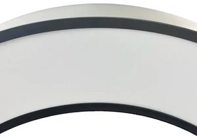 LED Csillár zsinóron LED/60W/230V 4000K átm. 120 cm fekete