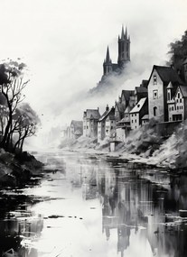 Poszter 40x55cm Ködös Reflex