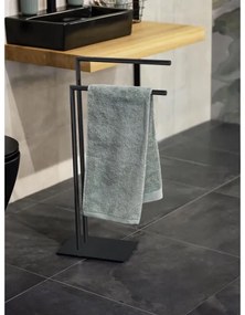 WENKO 71555800 - Törölközőtartó RECCO 48x80,5 cm fekete