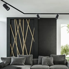 LED spotlámpa MAGNETIC TRACK 10W 48V fekete sínrendszerhez