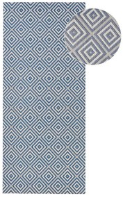 Karo kék kültéri futószőnyeg, 80 x 200 cm - NORTHRUGS