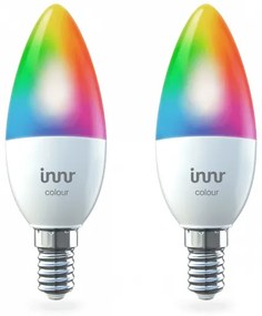 LED lámpa , égő , INNR , 2 x E14 , 2 x 5.3 Watt , RGB , CCT , dimmelhető , Philips Hue kompatibilis