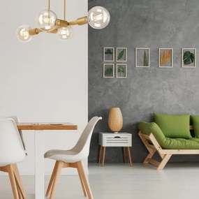 ASTRID mennyezeti lámpa 4xE27/60W/230V arany színben