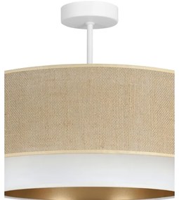 SARTA felületre szerelhető csillár 1xE27/60W/230V fehér/juta