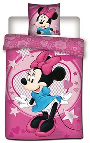 Disney Minnie Sweetheart ágyneműhuzat 140×200cm, 63×63 cm microfibre