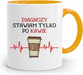 Sárga Bögre A Diagnózis Doktorának Csak fényképes nyomattal