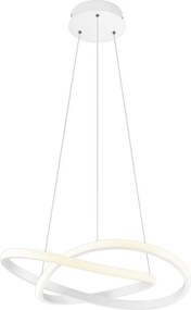 TRIO R32051131 COURSE Modern Led Függesztett Lámpa Fehér LED IP20