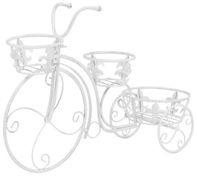 vidaXL vintage stílusú bicikli-formájú fém virágtartó állvány
