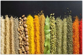 Poszterek 120x80 Színes fűszer szett
