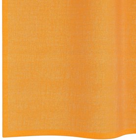 2 db narancssárga fátyolfüggönyök rojtokkal 140x225 cm