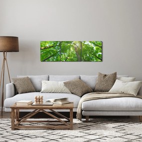 Kép - Erdő (órával) (90x30 cm)