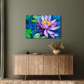 Egy vízi liliom képe a vízen (90x60 cm)