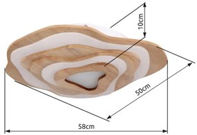 Globo 41768-40 - LED Dimmelhető mennyezeti lámpa JACKS LED/40W/230V + távirányító