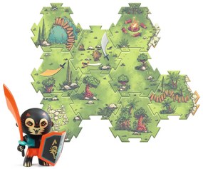 Arty Toys Óriás puzzle - Bestiák birodalma, 18 db-os - Puzzl’Up Voras Furious