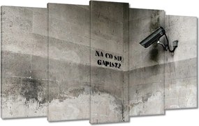 Festmények 100x60 Banksy Mit bámulsz