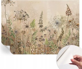 Fotótapéta Öntapadós tapéta a szobába Rusztikus virágok 208x146 cm