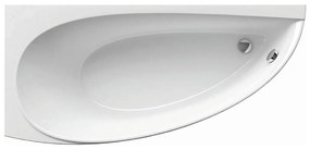 Ravak CQ01000000 - Sarokkád AVOCADO 160x75 cm akril/fehér