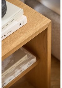 Natúr színű éjjeliszekrény tölgyfa dekorral Arlon – Actona