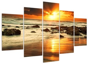 Napsütötte tenger képe (150x105 cm)