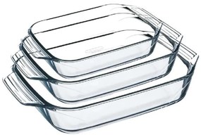 PYREX 3 darabos sütőtál-készlet (2 l, 3 l, 4 l)