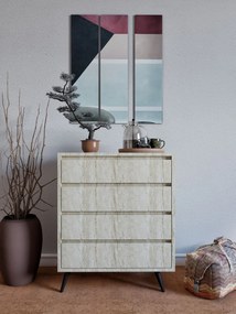 Komód Suvera - Travertine