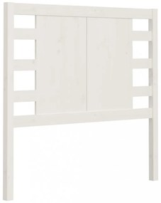 fehér tömör fenyőfa fejtámla 81 x 4 x 100 cm