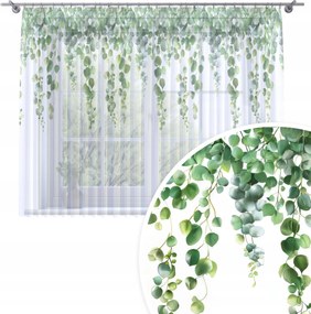 Függöny Kész Fátyol 300X160 Festett Mintás Béka Szalag Függöny 375