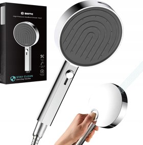 Zuhanyfej 7 üzemmóddal Magas nyomás 135 mm takarékos