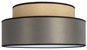 Mennyezeti lámpa GRACE 1xE27/60W/230V átm. 40 cm bézs/barna