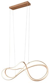 Aranyszínű LED függőlámpa fém búrával Nala – Trio Select