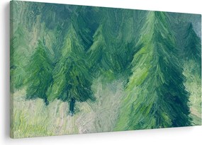 Kép - Festett tűlevelűek (90x60 cm)