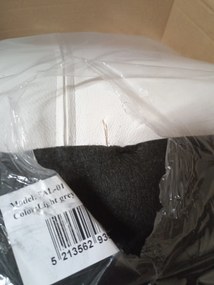 AKCIÓ Szürke-fehér irodai szék AVOLA ökobőrből II. osztály