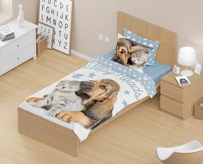 PETS DELUXE pamut ágynemű 140x200 cm