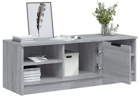 szürke sonoma színű szerelt fa TV-szekrény 102 x 35,5 x 36,5 cm