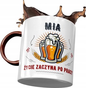 Bordó Bögre Mia Feleség Barátnő Ajándék Nyomtatott Fotóval