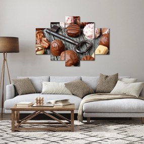 Csokoládé és a kulcs képe (150x105 cm)