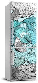 Hűtő matrica Virágos mintával FridgeStick-70x190-f-117259293