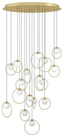 Eglo 390346 - LED Dimmelhető csillár zsinóron PORTOCOLOM 17xLED/3W/230V átm. 78 cm