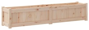tömör fenyőfa növénytartó 150x31x31 cm