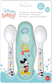 Disney Mickey Hello World baba utazó evőeszköz készlet