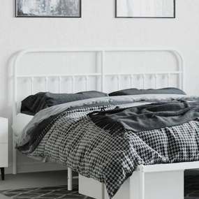 fehér fém fejtámla 180 cm