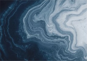 Stílusos Dekoratív Fotótapéta Flizelin Kék hullámok 208x146 Ragasztó