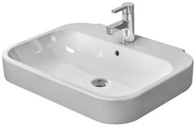 Mosdó Duravit Happy D.2 60x47,5 cm fehér színben fényes felülettel középső nyílással 2316600000