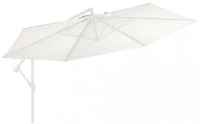 homokfehér konzolos napernyőponyva 350 cm