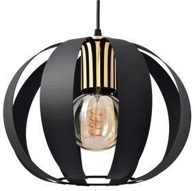 Csillár zsinóron NEWTON 3xE27/15W/230V fekete