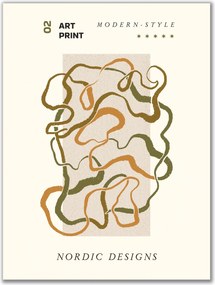 Boho modern Poszter 21x30cm kép #T5