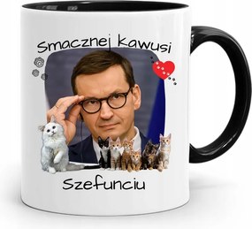 Bögre Fekete Politikusok Miniszterelnök Mateusz Morawiecki